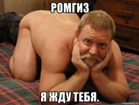 ромгиз я жду тебя.