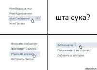 шта сука?