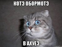 котэ обормотэ в ахуеэ