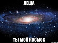 леша ты мой космос