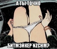 а ты точно битмэйкер nzchm?