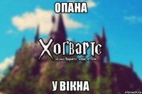 опана у вiкна