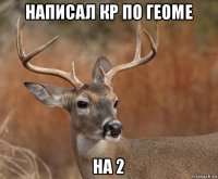 написал кр по геоме на 2