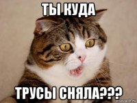 ты куда трусы сняла???