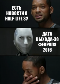 Есть новости о Half-life 3? Дата выхода-30 февраля 2016