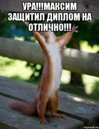 ура!!!максим защитил диплом на отлично!!! 