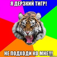 я дерзкий тигр! не подходи ко мне!!!