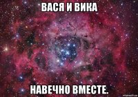 вася и вика навечно вместе.