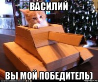 василий вы мой победитель)