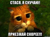 стася, я скучаю! приезжай скорее!!!