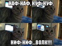 наф-наф, нуф-нуф, ниф-ниф...волк!!!