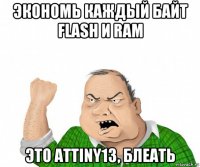 экономь каждый байт flash и ram это attiny13, блеать