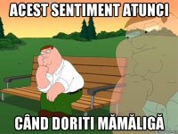 acest sentiment atunci când doriti mămăligă