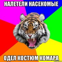 налетели насекомые одел костюм комара