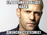 13.8 в тамнуне будет жара! джейсон стэтхэм(с)