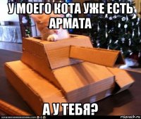 у моего кота уже есть армата а у тебя?