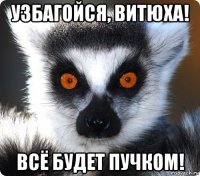 узбагойся, витюха! всё будет пучком!