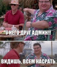 У НЕГО ДРУГ АДМИН!! ВИДИШЬ, ВСЕМ НАСРАТЬ.