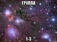 группа 1-3