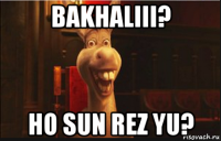 bakhaliii? ho sun rez yu?