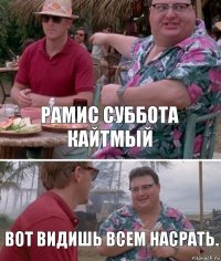 Рамис суббота кайтмый Вот видишь всем насрать.