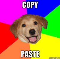 copy paste