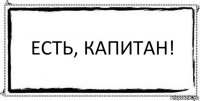 Есть, капитан! 