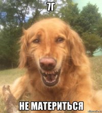 7г не материться