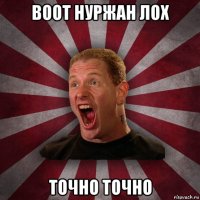 воот нуржан лох точно точно