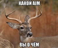 какой aim вы о чём