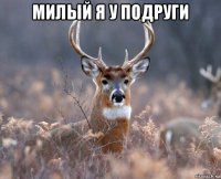 милый я у подруги 