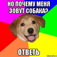 но почему меня зовут собака? ответь