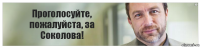 Проголосуйте, пожалуйста, за Соколова!