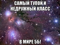 самый тупой и недружный класс в мире 5б!