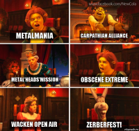 METALMANIA CARPATHIAN ALLIANCE METAL'HEADS'MISSION OBSCENE EXTREME WACKEN OPEN AIR ZERBERFEST!