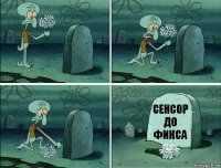 сенсор до фикса