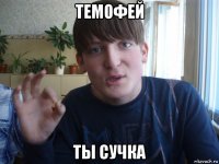 темофей ты сучка