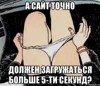 а сайт точно должен загружаться больше 5-ти секунд?