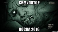 симулятор носка 2016