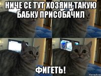 ниче се тут хозяин такую бабку присобачил фигеть!