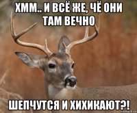 хмм.. и всё же, чё они там вечно шепчутся и хихикают?!