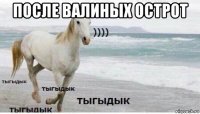 после валиных острот 