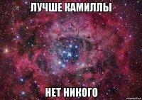 лучше камиллы нет никого