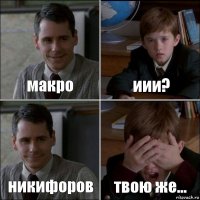 макро иии? никифоров твою же...