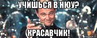 учишься в нюу? красавчик!