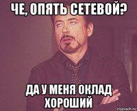 че, опять сетевой? да у меня оклад хороший