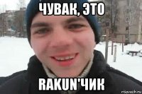 чувак, это rakun'чик