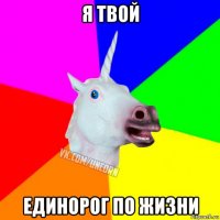 я твой единорог по жизни