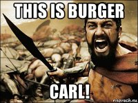 this is burger carl!