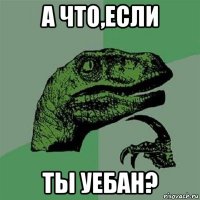 а что,если ты уебан?